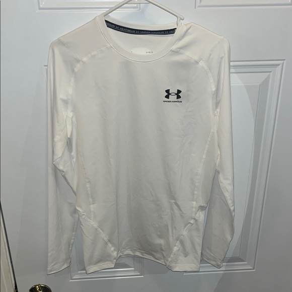 Under Armour Other - Under Armour HEATGEAR Compression White Long Sleeve Shirt